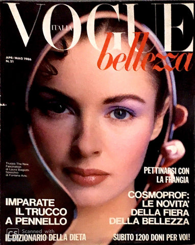 VOGUE Italia BELLEZZA Magazine April 1986 TYEN TYBO Mariel Hemingway CARLA FRACCI