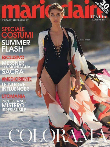 MARIE Claire Magazine Italia July 2017 NADJA BENDER by HANS FEURER Sealed
