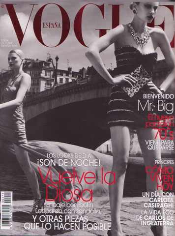 VOGUE Magazine Spain October 2010 ELENA MELNIK Vanessa Paradis ALANA ZIMMER Bruce Weber
