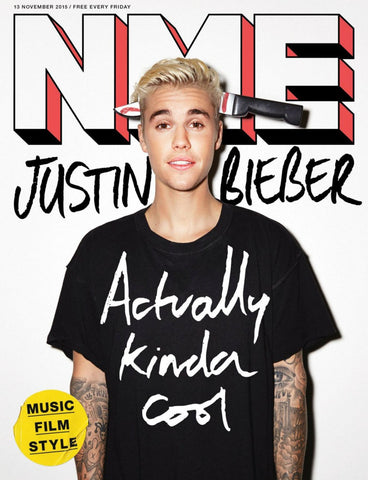 NME Magazine November 2015 JUSTIN BIEBER Fetty Wap