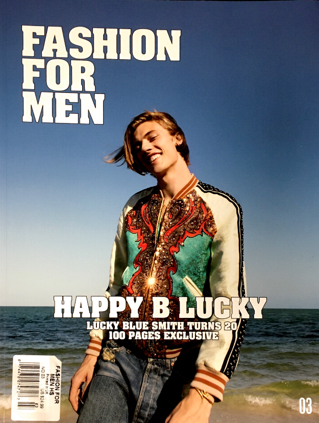 FASHION FOR MEN #3 Magazine Summer Fall 2018 LUCKY BLUE SMITH