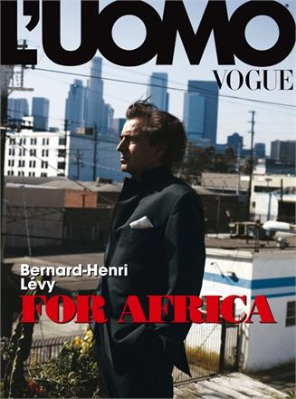 L'UOMO VOGUE Magazine November 2008 BERNARD-HENRI LEVY Nelson Mandela BOB GELDOF John Legend