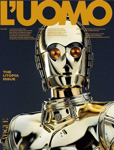 L'UOMO VOGUE Magazine February 2020 C-3PO Star Wars The Rise of Skywalker