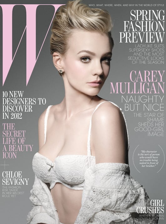 W Magazine January 2012 CAREY MULLIGAN Chloe Sevigny CARA DELEVINGNE Dunn