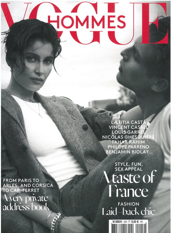 VOGUE Hommes Magazine #22 Fall 2015 LAETITIA CASTA Baptiste Radufe VINCENT CASSEL Roversi