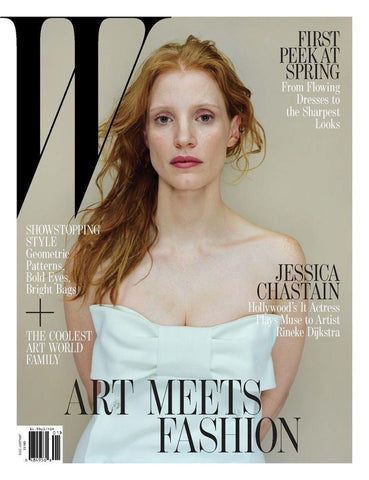 W Magazine January 2013 JESSICA CHASTAIN Daria Werbowy JESSICA STAM Bette Franke