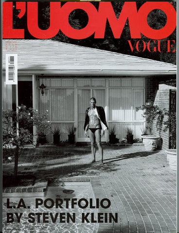 L'UOMO VOGUE Magazine May June 2006 CHAD WHITE Portfolio by STEVEN KLEIN