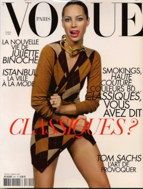 VOGUE Magazine Paris October 2008 CHRISTY TURLINGTON Malgosia Bela RAQUEL ZIMMERMANN