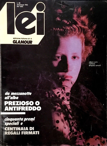 LEI Vintage Magazine December 1983 ALISON COHN Paolo Roversi STEVE HIETT Aldo Fallai