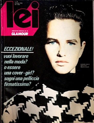 LEI Magazine October 1983 ISABELLE PASCO Paolo Roversi TALISA SOTO Suzanne Lanza