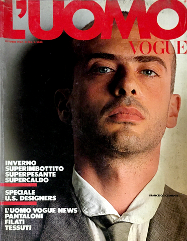 L'UOMO VOGUE Magazine October 1983 FRANCESCO CLEMENTE Oliviero Toscani
