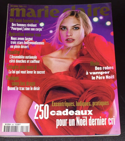 MARIE CLAIRE France Magazine December 2000 JENNY KNIGHT - magazinecult