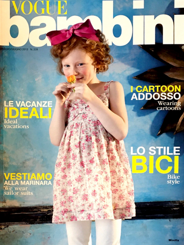 VOGUE BAMBINI Kids Children Enfant Fashion ITALIA Magazine May 2012