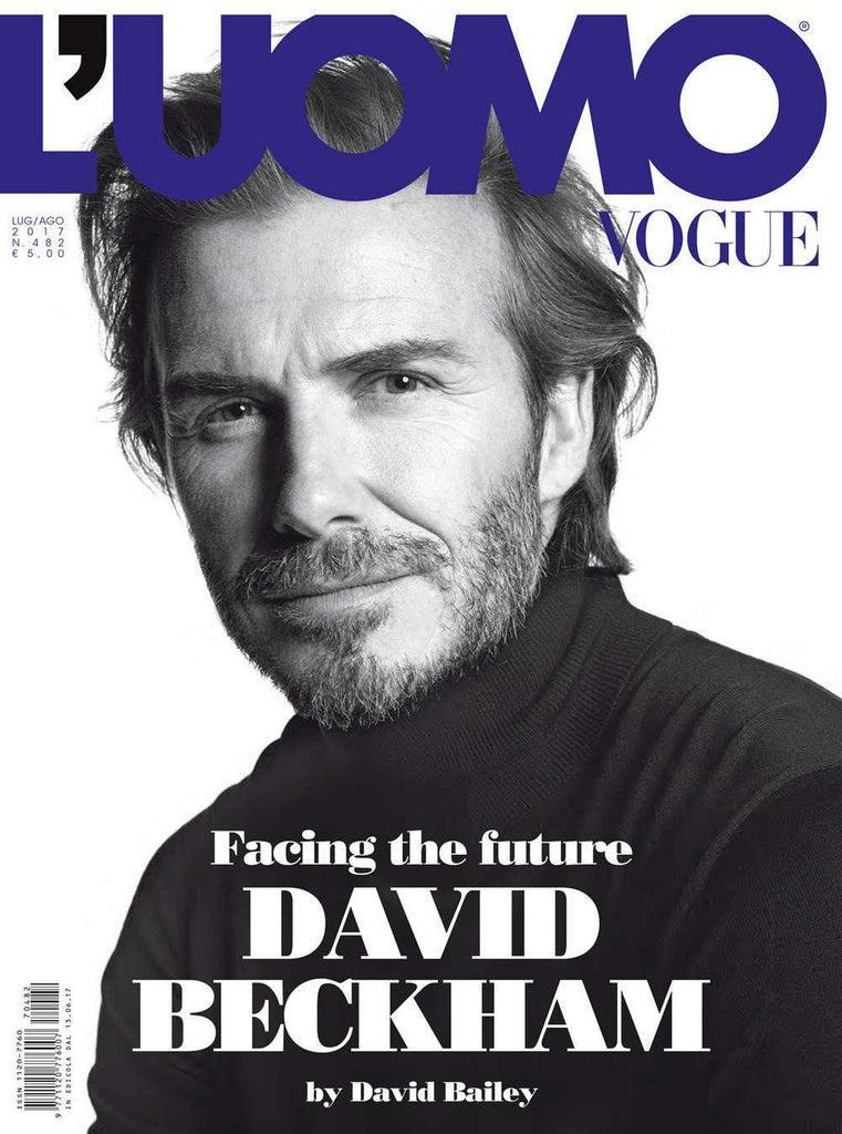 L'UOMO VOGUE Magazine July 2017 DAVID BECKHAM Brenno Placido CHRISTIAN COMBS