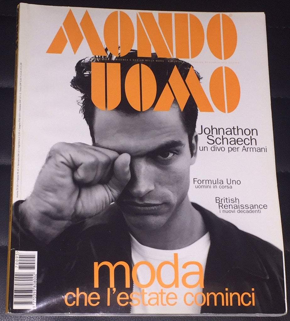 MONDO UOMO Magazine January 1997 JOHNATHON SCHAECH Brad Martin ENRIQUE PALACIOS