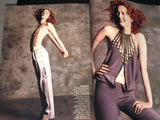VOGUE Magazine US March 2000 AMBER VALLETTA Shalom Harlow ANGELA LINDVALL Newton