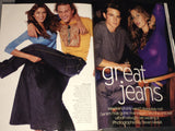 VOGUE Magazine US March 2000 AMBER VALLETTA Shalom Harlow ANGELA LINDVALL Newton