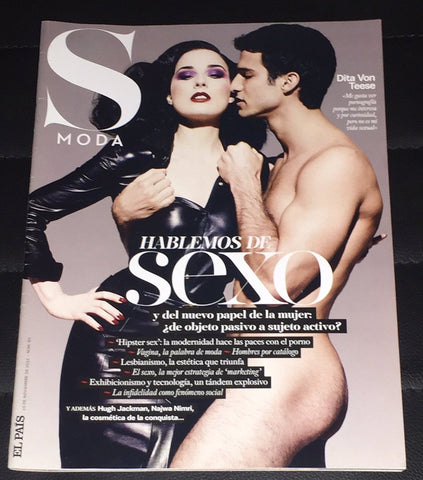 S Moda EL PAIS Magazine 2012 DITA VON TEESE Hugh Jackman CAROLINE WINBERG