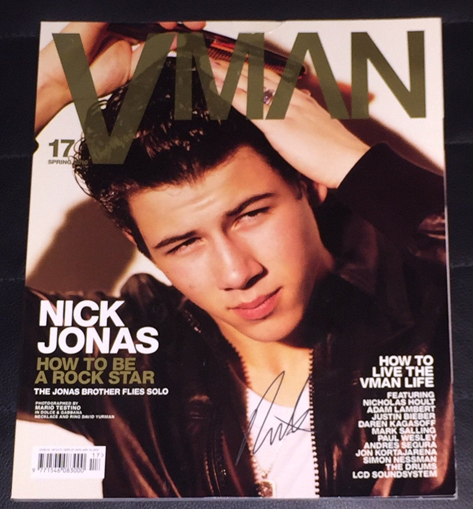 V Man Magazine Spring 2010 NICK JONAS Jon Kortajarena BRUCE WEBER Bieber