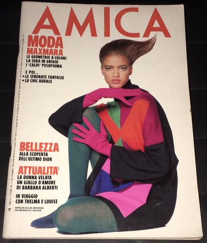 AMICA Magazine ITALIA October 1991 ASHLEE ELLIS Michael J Fox SEAN YOUNG