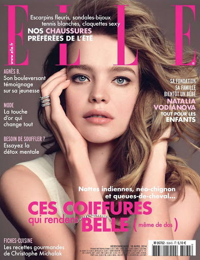 ELLE Magazine France #3564 April 2014 NATALIA VODIANOVA Rebecca Hall