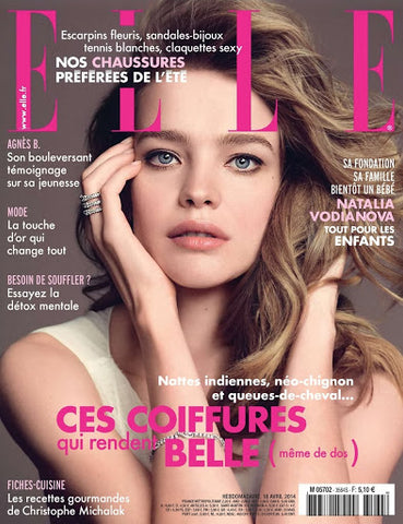 ELLE Magazine France #3564 April 2014 NATALIA VODIANOVA Rebecca Hall