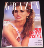 GRAZIA Italia Magazine June 1992 NIKI & KRISSY TAYLOR Tara Yodit Abate #2675