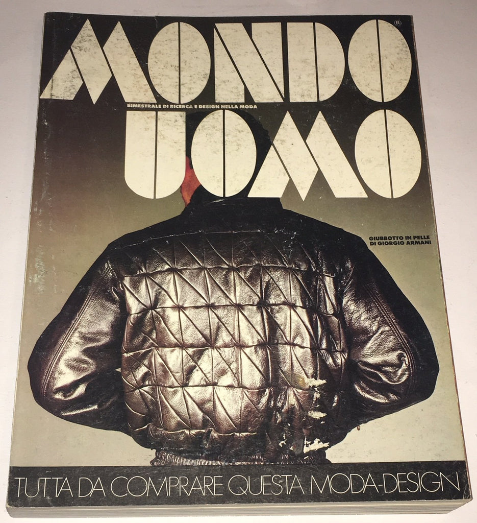 MONDO UOMO Magazine September 1983 WOLFGANG SINGER Fabrizio Ferri PAOLO ROVERSI