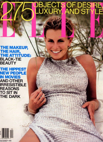 ELLE Magazine US December 1996 NIKI TAYLOR Michelle Behennah ANGELA LINDVALL Summerford