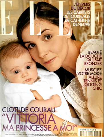 ELLE Magazine France April 2004 #3042 CLOTILDE COURAU Catherine Deneuve