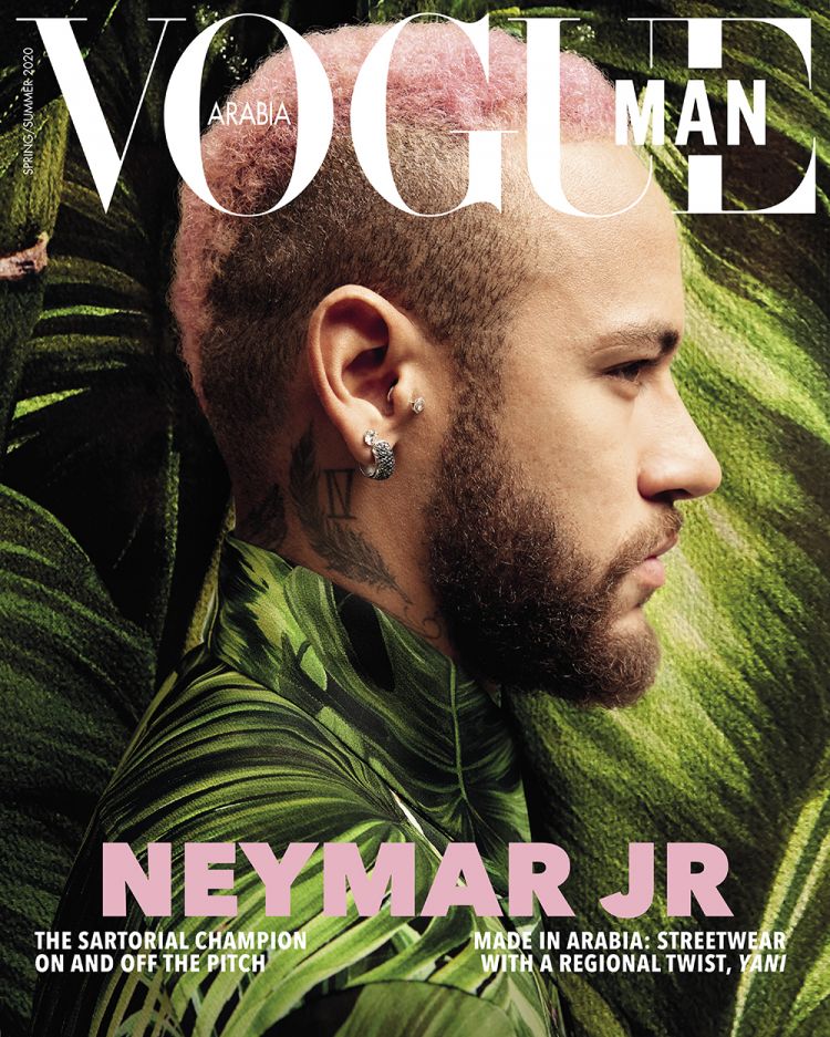 VOGUE MAN Magazine ARABIA Spring/Summer 2020 NEYMAR JR by ALAN GELATI
