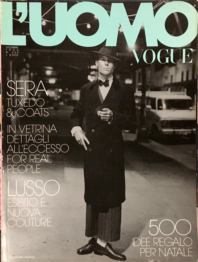 L'UOMO VOGUE Magazine December 1994 BOY GEORGE Sylvester Stallone STING Christopher Gibbs