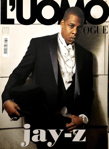 L'UOMO VOGUE Magazine July 2008 JAY Z 