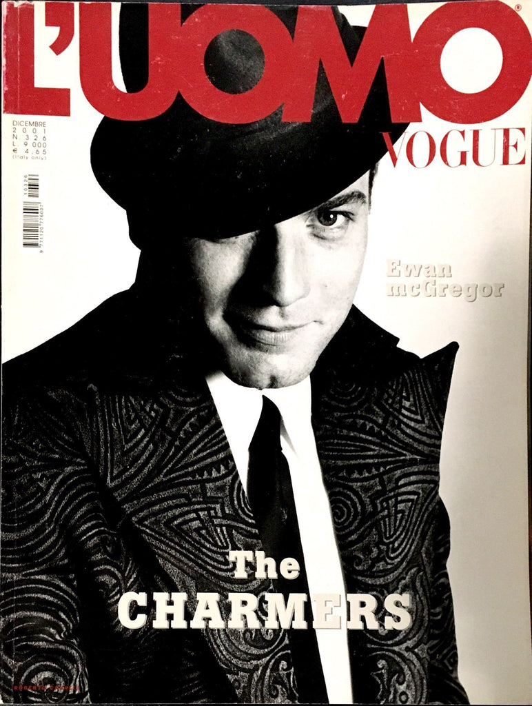 L'UOMO VOGUE Magazine December 2001 EWAN MCGREGOR