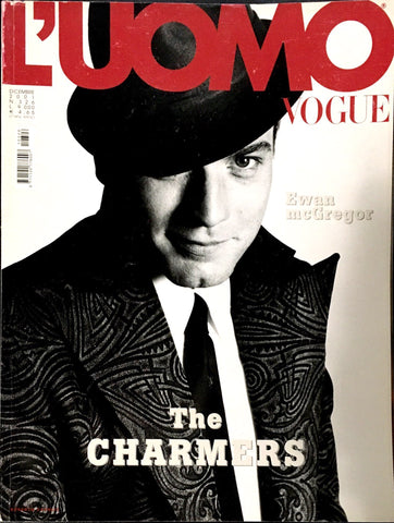 L'UOMO VOGUE Magazine December 2001 EWAN MCGREGOR