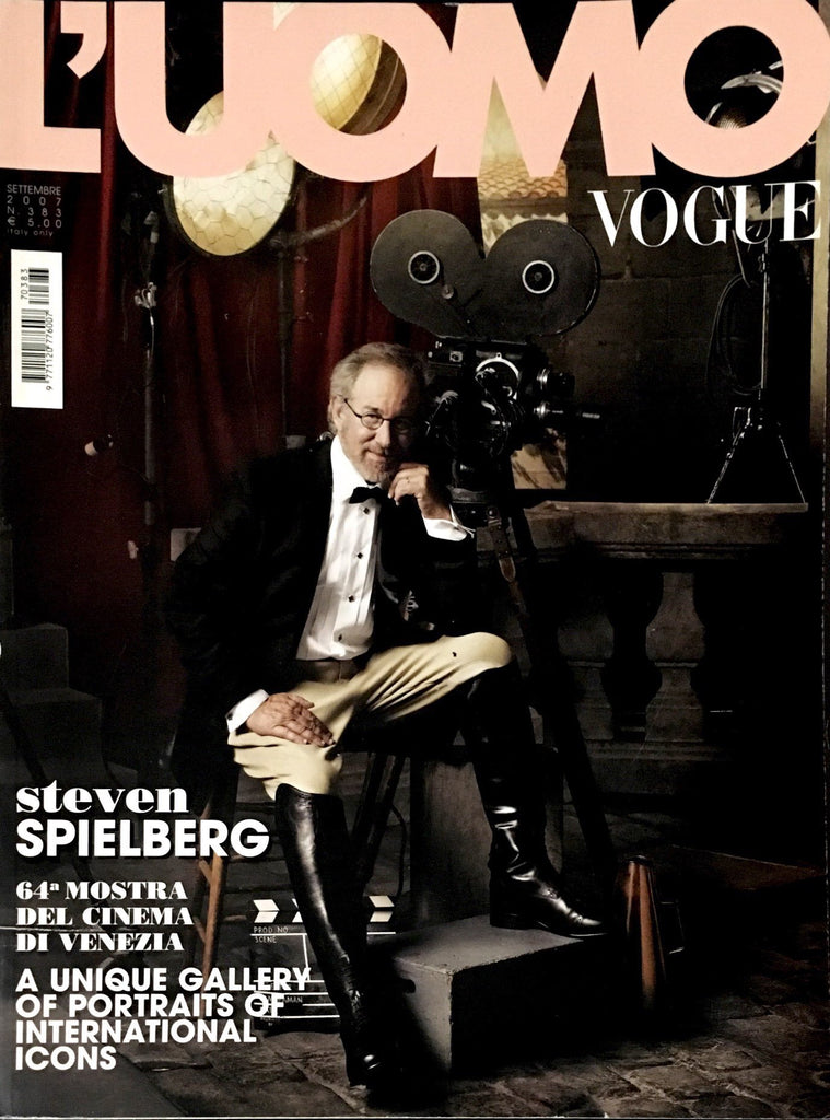 L'UOMO VOGUE Magazine September 2007 Spielberg DUSTIN HOFFMAN Tim Burton KEIRA KNIGHTLEY