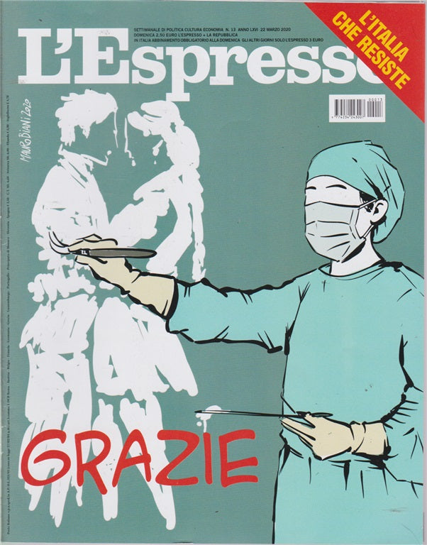 L'ESPRESSO Magazine March 2020 Issue #13 GRAZIE