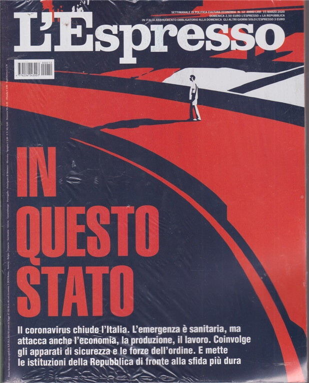 L'ESPRESSO Magazine March 2020 Issue #12 In this condition