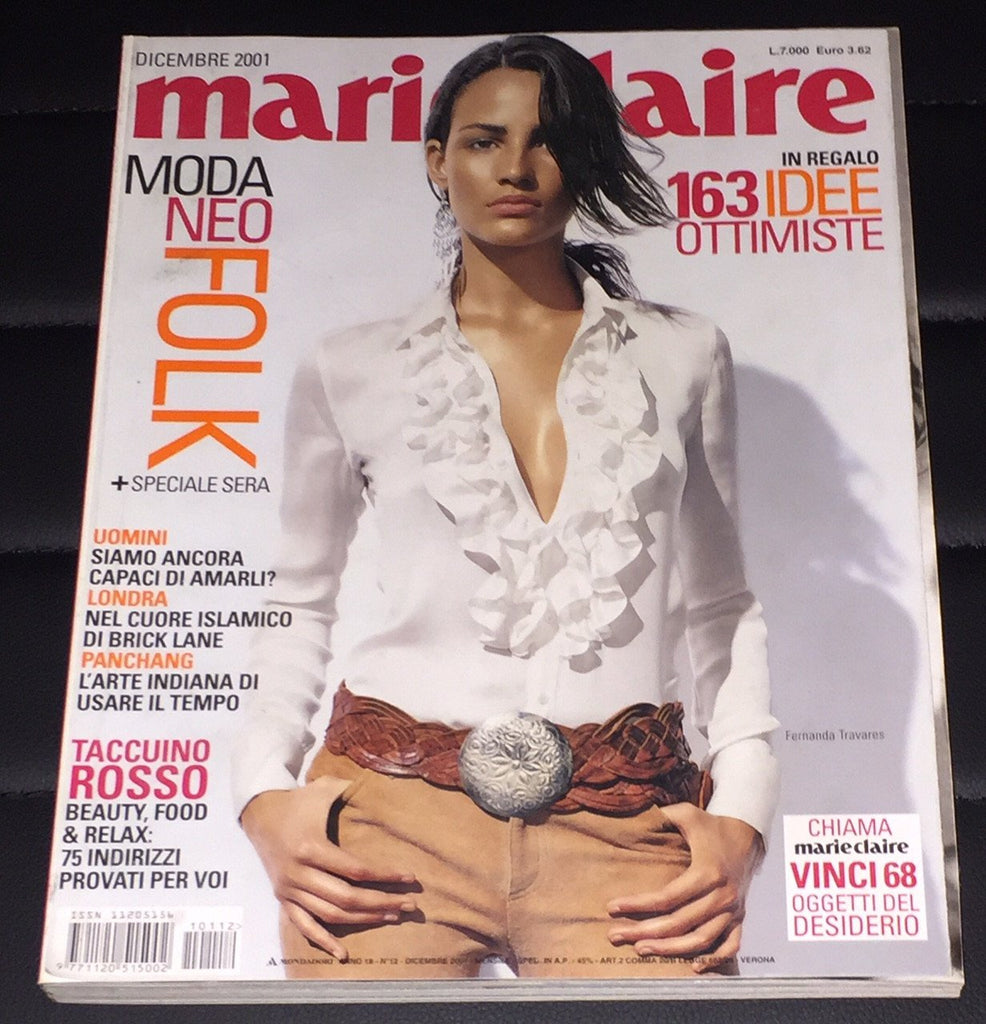 Marie Claire Italy magazine December 2001 FERNANDA TAVARES Natalia Vodianova - magazinecult