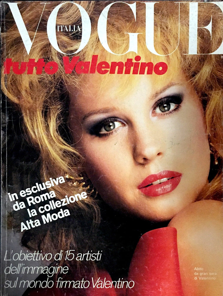 VOGUE Magazine Italia March 1983 ROSIE VELA Helmut Newton SPECIAL VALENTINO