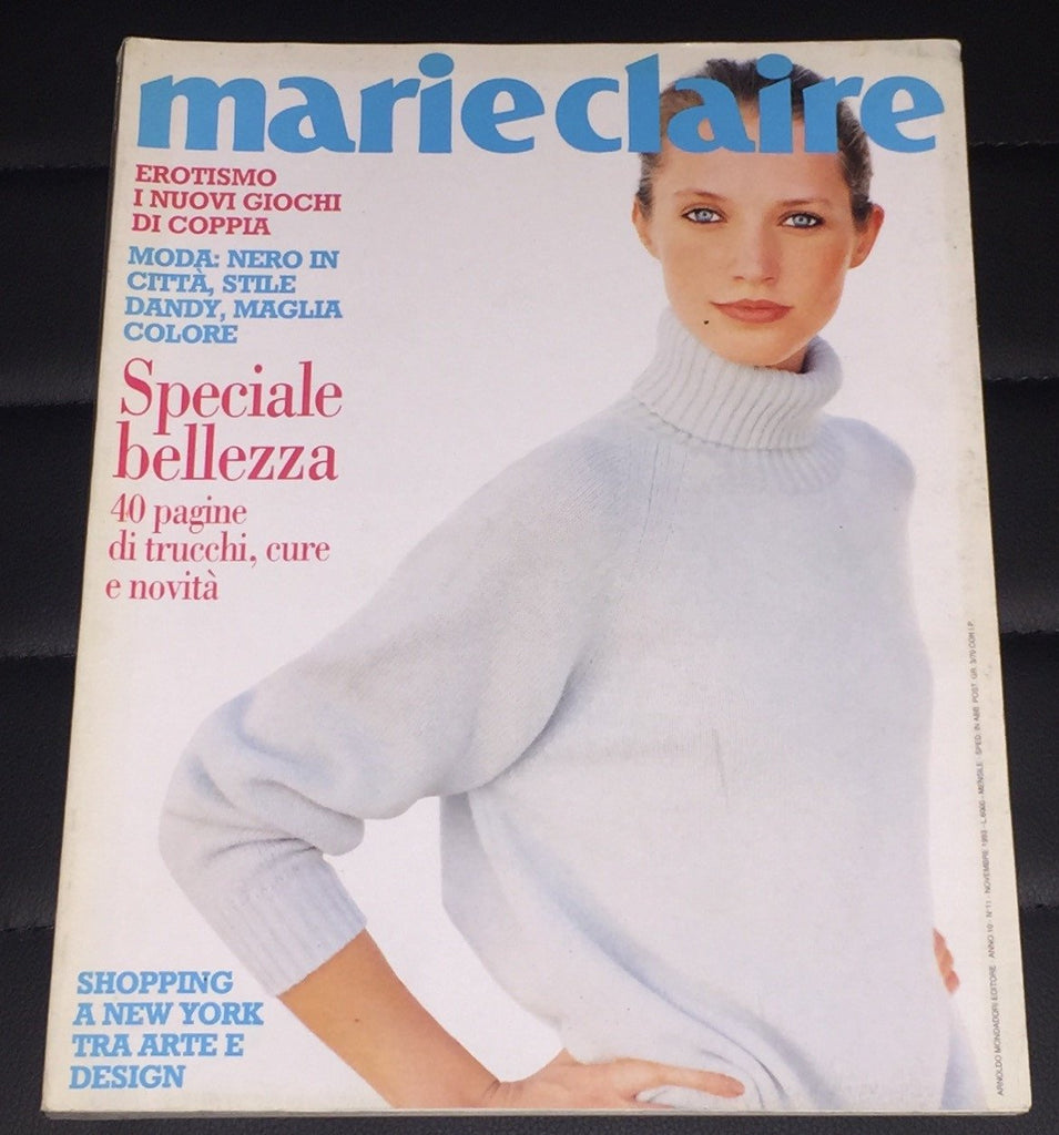 MARIE Claire Italia magazine November 1993 CECILIA CHANCELLOR Tereza Maxova - magazinecult