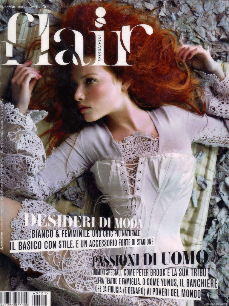 FLAIR Italia Magazine January 2005 POLINA KOUKLINA Dalia Dubrindyte