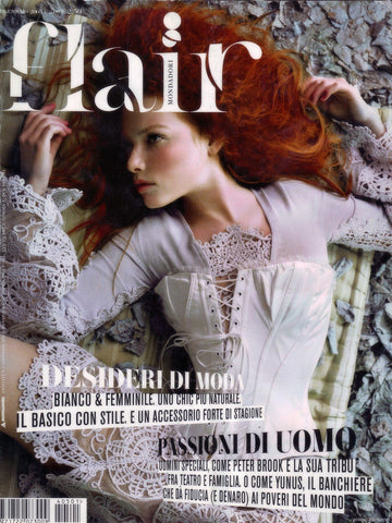 FLAIR Magazine Italia January 2005 POLINA KOUKLINA Dalia Dubrindyte