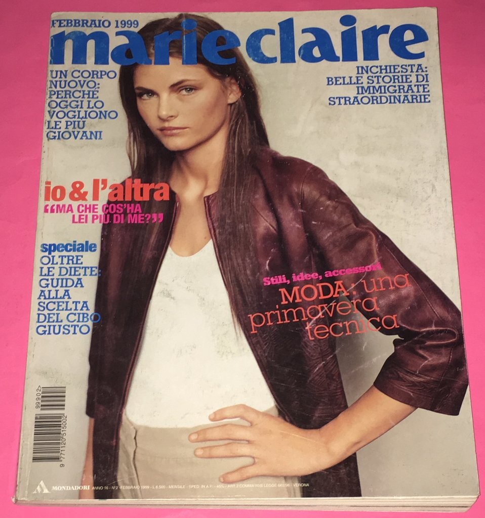 MARIE Claire Italia Magazine February 1999 JAYNE WINDSOR Emily Sandberg RACHEL ROBERTS