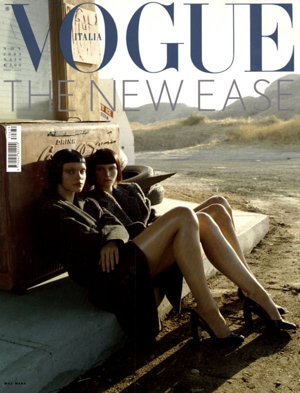 VOGUE Magazine Italia November 2003 MISSY RAYDER Adina Fohlin LINDA EVANGELISTA Kate Moss CHRISTENSEN