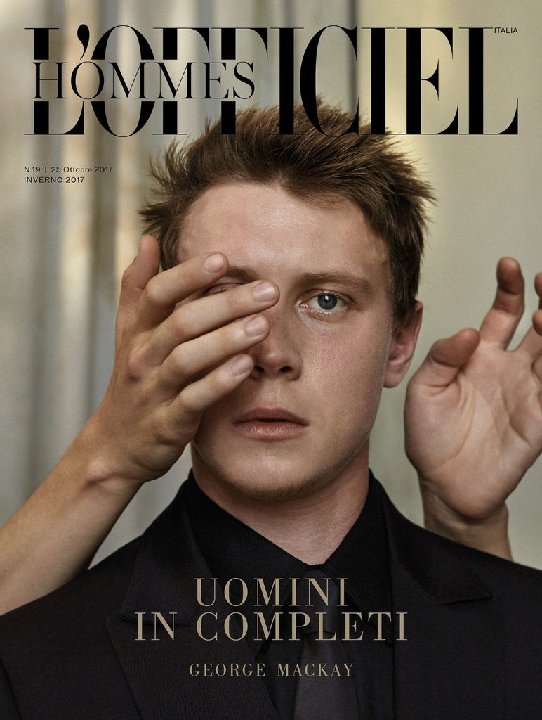 L'OFFICIEL HOMMES Italia Magazine Winter 2017 George Mackay AUGUSTE BEDIER