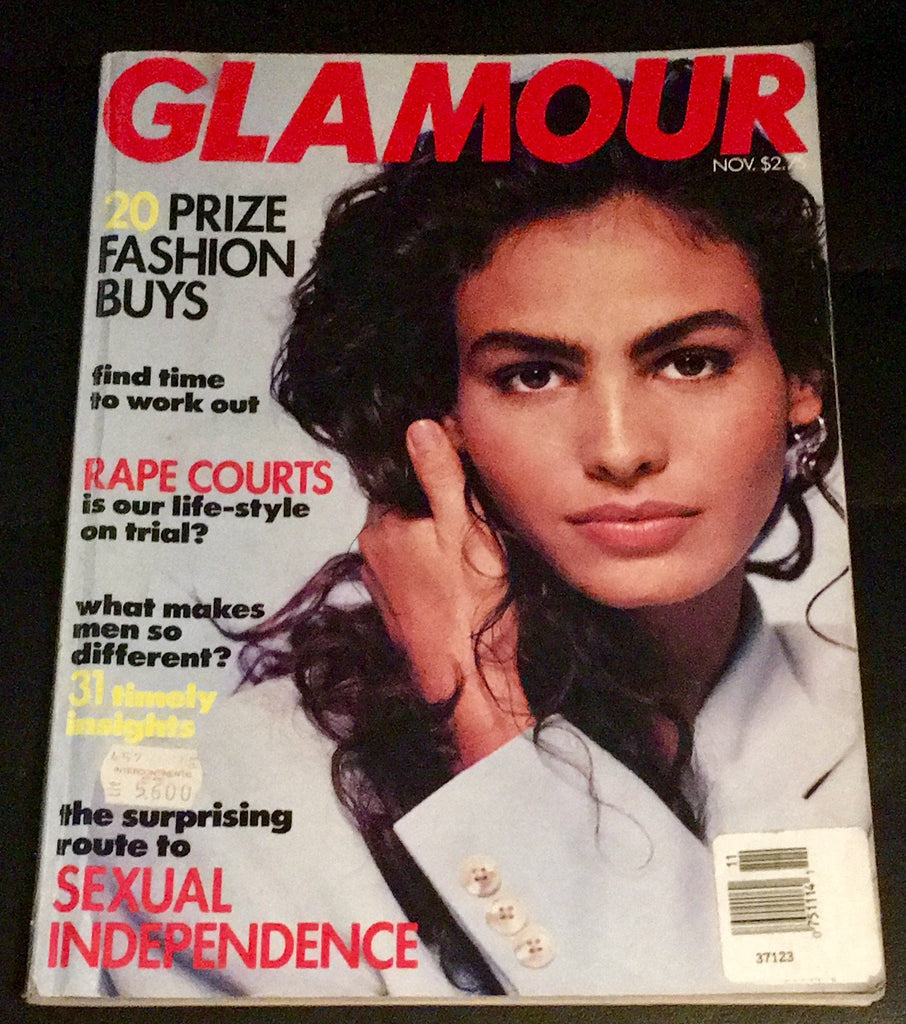 GLAMOUR US Magazine November 1991 INES SASTRE Michaela Bercu MAGALI AMADEI