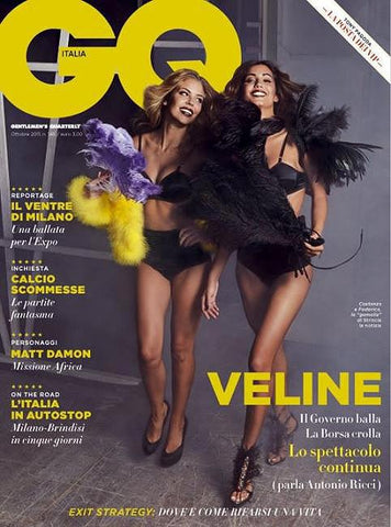 GQ Italia Magazine October 2011 FEDERICA NARGI Tommy Dunn MATT DAMON Michelle Rodriguez