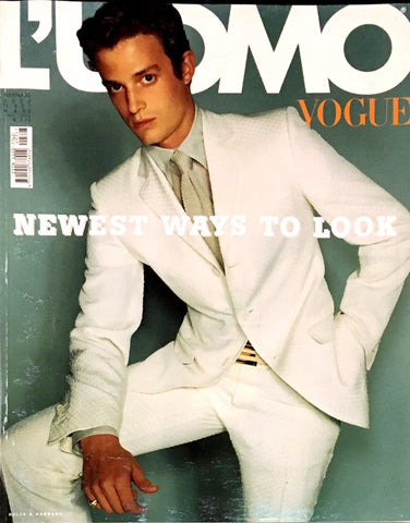 L'UOMO VOGUE Magazine January 2002 ETHAN HAWKE Paolo Roversi SALVADOR DALì