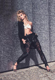 MARIE Claire Magazine Italy February 2018 HAILEY BIEBER BALDWIN by David Bellemere LEATHER
